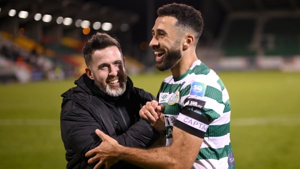 Shamrock Rovers manager Stephen Bradley and defender Roberto Lopes are both nominated for Men's Personality of the Year