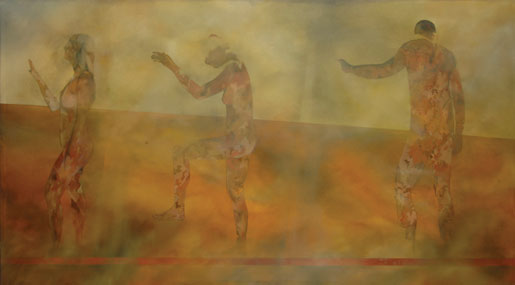 A panel from Road Walkers. [PHOTO: BRUCE STEWART]
